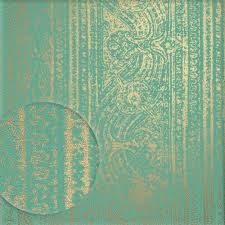 Tapete Odisha Gold Auf Turkis Von Harlequin Tapete Turkis Farben Und Tapeten Tapete Gold