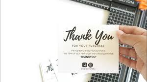 Maybe you would like to learn more about one of these? How To Make Thank You Business Cards At Home For Free Fast Easily Etsy Seller Tips Youtube