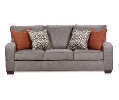 The couch i want from big lots!!! Redding Gray Chenille Sofa With Pillows Big Lots