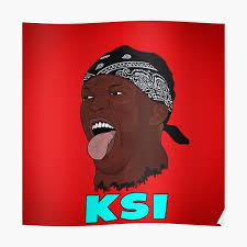 K s i posts facebook. Poster Ksi Redbubble