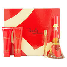 Product title rihanna rebelle perfume gift set for women, 4 pieces. Rebelle By Rihanna 4pc Gift Set Women Perfume Dazzle