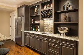 Basement cabinets for bedroom and entertainment center storage. Graphite Basement Bar Rustic Home Bar Cincinnati By Western Custom Cabinetry Houzz