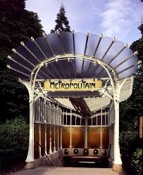 Entrance To The Porte Dauphine Metro Station Paris Train Station Art Art Nouveau Architecture Art Nouveau