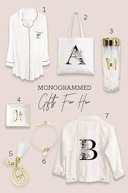 Check out our monogrammed gifts for women selection for the very best in unique or custom, handmade pieces from our shops. Monogrammed Gifts For Her Wedding Favorites