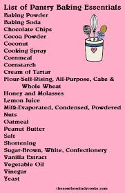 The Southern Lady Cooks Baking Items Baking Essentials List Of Spices