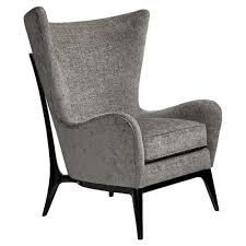 Nikko faux leather wooden lounge chair, black by baxton studio (16) $178$720. Alice Mid Century Wingback Black Wood Arm Chair