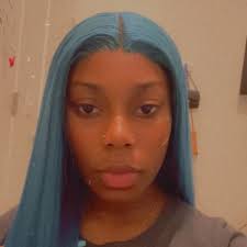24 inch Blue Lace frontal wig