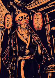 For a second i thought the title said nino kuni and the picture would be of the secret easteregg in the game. Law Wano Kuni Trafalgar Law Trafalgar Law Wallpapers One Piece Anime