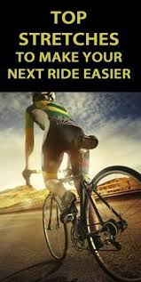 Stretches To Make Your Rides Easier In 2020 Cycling Stretches Cycling Workout Bike Training