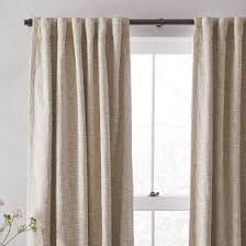 It has a formal look and panels are machine washable. Cotton Textured Weave Curtain Blackout Lining Ivory