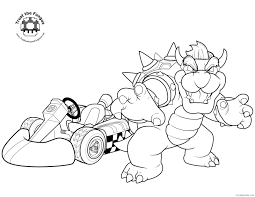 Maybe you would like to learn more about one of these? Mario Kart Coloring Pages Bowser Coloring4free Coloring4free Com