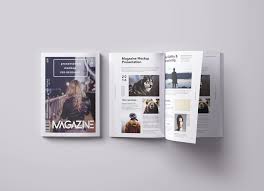 Super High Res Mockup Of A Closed And Open Magazine 7000 X 6700 Px At 300 Dpi Completely Layered Ps Magazine Mockup Psd Magazine Mockup Free Mockup Free Psd