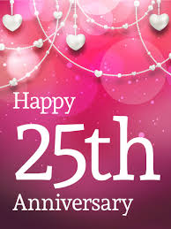 The creator has an easy to use interface to quickly create then send, print or both. Happy 25th Anniversary Card Birthday Greeting Cards By Davia