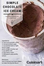 Stir in the cream and vanilla, cover and refrigerate for at least 2 hours, preferably overnight. 410 Cuisinart Ice Cream Recipes Ideas In 2021 Ice Cream Recipes Cream Recipes Homemade Ice Cream