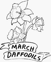 Coloring Pages For The Month Of March