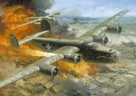Airplane jigsaw puzzles make for a great activity to teach about the history of aviation and also have fun. Fire Over Ploesti Puzzle In Aviation Jigsaw Puzzles On Thejigsawpuzzles Com Play Full Screen Enjoy Puzzle Of The Aviation Art Aircraft Art Aircraft Painting