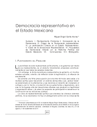 Asique, como mi lema es, contactarme primero antes de consentir en una buena amistad, ver de qué se trata el asunto. Pdf Democracia Representativa En El Estado Mexicano Emmanuel Jesus Cruz Reyes Academia Edu