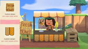 My Fresh Honey Stand Let Me Know If You Use This I D Love To See It Acqr In 2020 New Animal Crossing Animal Crossing Game Animal Crossing Qr