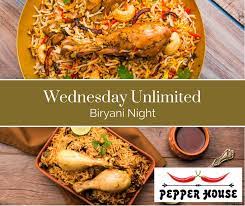 Enjoy Unlimited Biryani Night At Indian Restaurant In Mount Laurel By Pepper House Medium