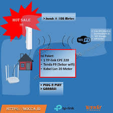 Cara nembak wifi id jarak jauh buat pemula ini penjelasan lengkapnya supaya work 100. Jual Paket Tp Link Cpe 220 Tenda F9 Nembak Wifi Jakarta Selatan Mocca It Solutions Tokopedia
