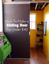 Diy Home Decor How To Make A Sliding Door For Under 40 Diy Sliding Door Diy Home Decor Home Decor
