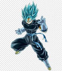 He also wears a flowing red vest with a long backside that is secured with a blue obi tied over it at his waist and blue armbands. Dragon Ball Xenoverse 2 Gogeta Goku Dragon Ball Heroes Others Fictional Character Figurine Goku Black Png Pngwing