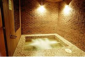 Project started with a buckled basement wall. Square Shaped Indoor Hot Tub Hot Tub Room Indoor Hot Tub Hot Tub Designs