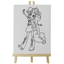 Gambar mewarnai my little pony mlp equestria girl. Jual Kanvas Gambar Little Pony Manusia 30x40 Cm Mel1150 Mewarnai Coloring Kab Gianyar Amree Artkuy Tokopedia