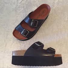 Birkenstock Look Alike Sandals Sixty Seven Platform Black Sandals Birkenstock Look A Like Bought From Lf Stores Normally 60 At Urban Outfitters Black Sandals Lf Stores Platform Sandals