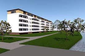 In der südstadt verwaltet die wg union rostock eg 1.079 moderne wohnungen in unterschiedlichen größen sowie einem ruhigen wohnumfeld. Wiro Will Wohnblocks In Der Sudstadt Um Eine Etage Aufstocken Rostock Heute