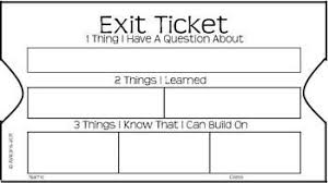 As a way to compare and contrast, have students record three similarities between two items, two differences, and one question they still have about them. Exit Ticket 3 2 1 Exit Tickets Ticket Template Survival Quotes