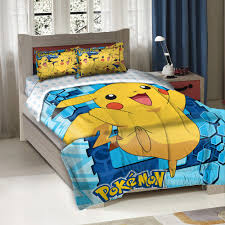 Pok Mon Twin Full Big Pika Comforter With 2 Shams By The Northwest Northwest Company Toys R Us Comforter Sets Bed Comforters Bed Comforter Sets