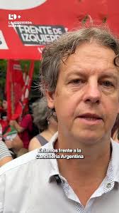 Desde el acto frente a la Cancillería, @chipicastillo28 repudia el  alineamiento del gobierno de Milei con Estados Unidos y su apoyo a la  ofensiva imperialista contra Venezuela., 💬 "Trump quiere el ...