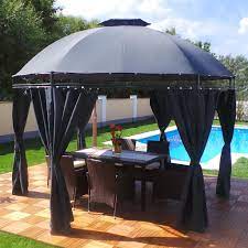 Auch beim entspannen nach einem anstrengenden arbeitstag darf der pavillon im garten nicht fehlen, da er sonnenstiche verhindert und neugierige blicke fernhält. Led Pavillon O 350cm Lavo Garten Pavillion Kaufland De