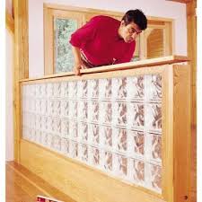 Pittsburgh Corning Premiere Perimeter Channels For Premiere Glass Blocks 4 Pack 120919 The Home Depot Glass Blocks Wall Glass Blocks Glass Block Installation