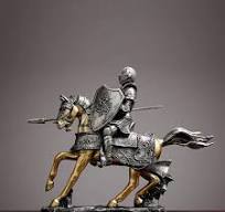 Amazon.com: WMGH Estatua de caballero medieval antiguo ...