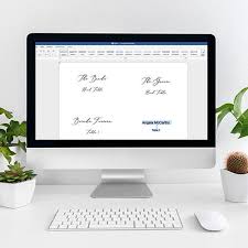 Microsoft word tutorial |how to make wedding invitation cards in ms word 2013. Flat Place Cards In 5 Easy Steps Free Place Card Template