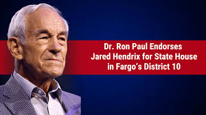 Dr. Ron Paul Endorses Jared Hendrix for State House in Fargo's District 10 
