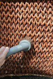 How To Paint Wicker Furniture With A Brush Chair Makeover Painting Wicker Furniture Painted Wicker Wicker Furniture