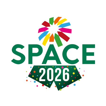 SPACE - ✨ Un avant-goût de notre visuel 2026 avec le logo du #SPACE2026 ! Pour cette 40e édition du Salon, le SPACE dévoile un nouveau logo, premier clin d'œil à une