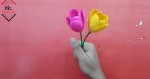 Untuk itu, supaya dapat membantu berlangsungnya kebersihan di lingkungan. Cara Membuat Bunga Tulip Dari Sendok Plastik Lengkap Beserta Gambarnya Kreator Kerajinan