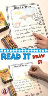 Do Your Kids Love To Draw Using This Read And Draw Set Young Learners Read Simple Pas In 2020 Guided Reading Kindergarten Kindergarten Reading Reading Comprehension