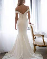 Kelly Faetanini Phoebe Crepe Fabric Wedding Dress Minimalist Wedding Dresses Wedding Dresses Wedding Gowns