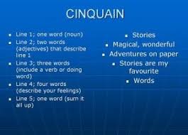 Cinquain Poems Cinquain Poetry For Kids Teaching Writing