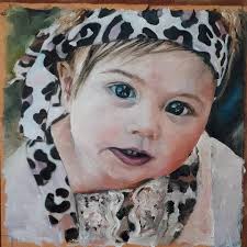 Portrait of father and 3-month premature daughter