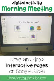 Digital Interactive Morning Meeting In 2020 Morning Meeting Life Skills Classroom Responsive Classroom