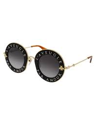 Lunettes De Soleil Gucci L Aveugle Par Amour Gg0113s Revendeur