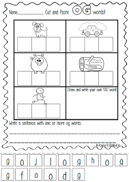 Og Word Family Pack Filled With Literacy And Spelling Games Activities And Worksheets Word Family Activities Word Family Worksheets Word Families