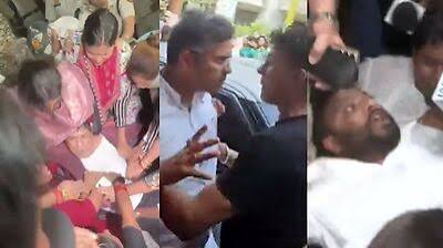 Parvesh Verma Video: प्रवेश वर्मा के थप्पड़ कांड पर सड़कों पर उतरी AAP, सौरभ भारद्वाज और कुलदीप कुमार हिरासत में | tilak nagar slap case parvesh verma aap protest saurabh bharadwaj ...
