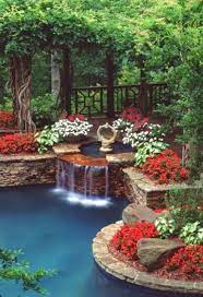 Stunning Luxury Backyard Design Ideas Waterfalls Backyard Pond Landscaping Ponds Backyard